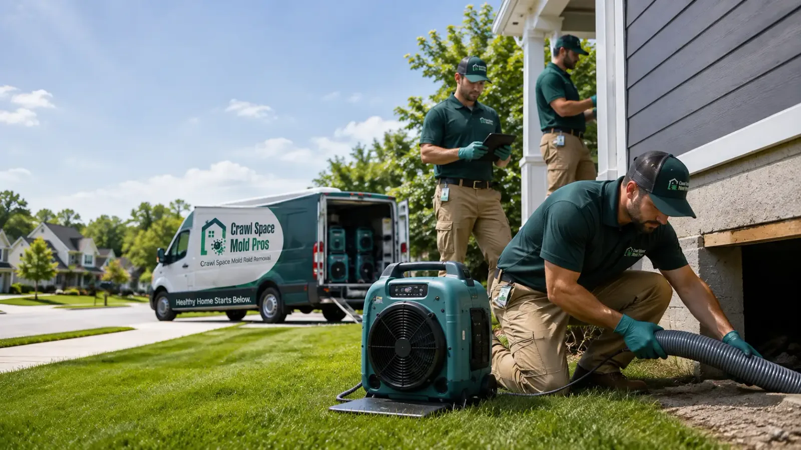 Crawl Space Mold Removal in Nichols, WI